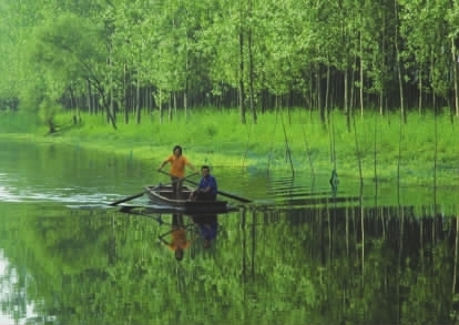 Xuehe River in Zaozhuang