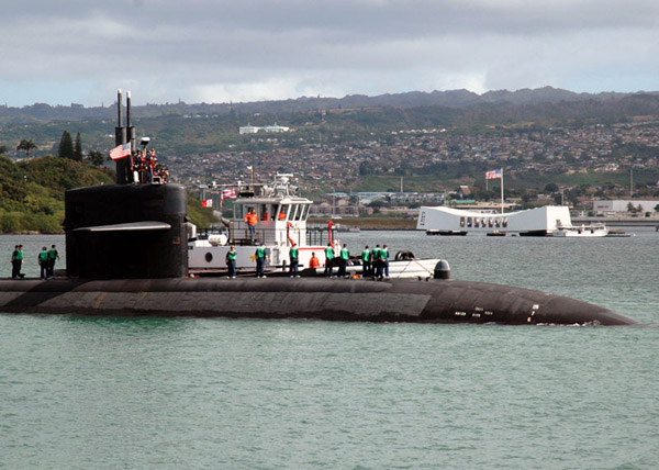 U.S. submarine USS Louisville [File photo] 