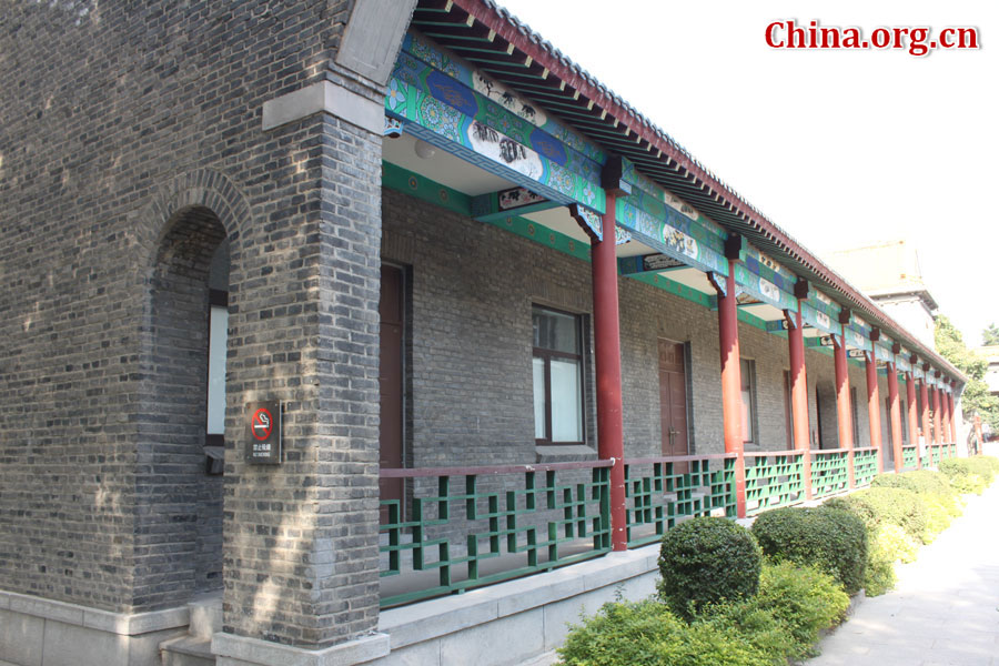 Located in Changchun, the capital city of Jilin Province, the Puppet Manchurian Palace Museum is a palace-relic museum built on the relics of the palace of Aisin Gioro Puyi , the last emperor of the Qing Dynasty (1644-1911), when he served as the puppet emperor of the Manchurian regime. It is one of the three great imperial palaces existing in China. [China.org.cn]