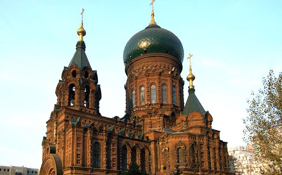 Saint Sophia Cathedral, one of the 'top 10 attractions in Heilongjiang, China' by China.org.cn.