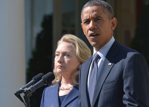 US President Barack Obama makes a statement on the killing of US Ambassador to Libya Chris Stevens and three colleagues in Libya September 12, 2012 at the White House in Washington, DC. [Xinhua via AFP]