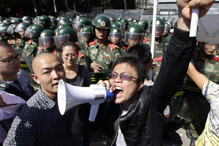 Protest on Japan's 'purchase' of Islands continues