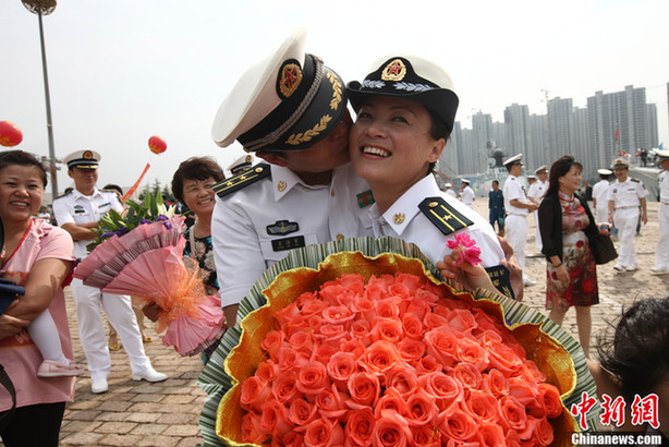 China's 11th escort fleet returns from Somali waters