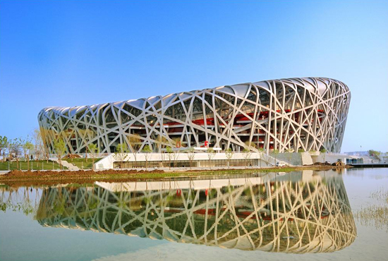 National Stadium, one of the &apos;top 10 over-priced buildings in China&apos; by China.org.cn.
