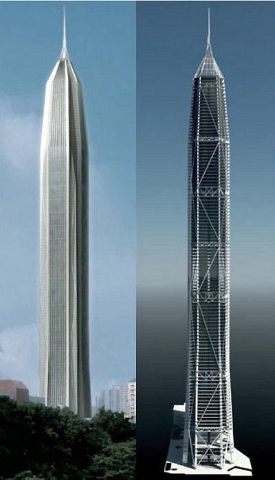 Ping An International Finance Center, one of the 'top 10 over-priced buildings in China' by China.org.cn.
