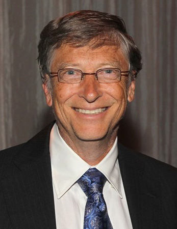 Bill Gates,one of the 'Top 10 richest people in America of 2012'.