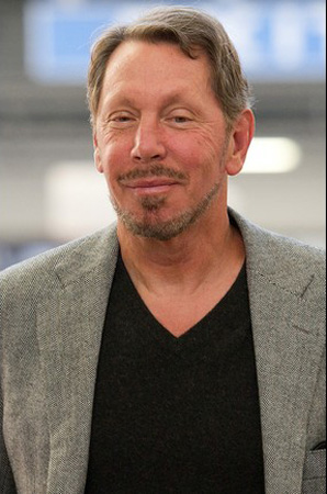 Larry Ellison,one of the 'Top 10 richest people in America of 2012'.