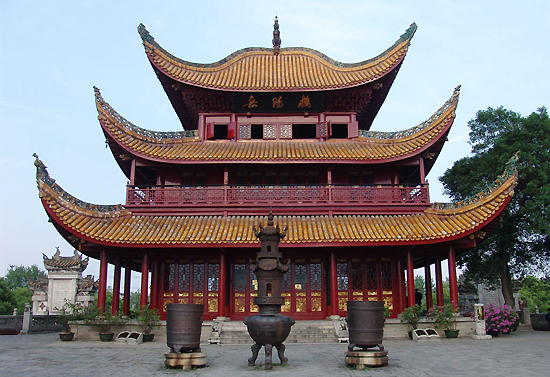 Yueyang Tower, one of the 'top 10 attractions in Hunan, China' by China.org.cn.
