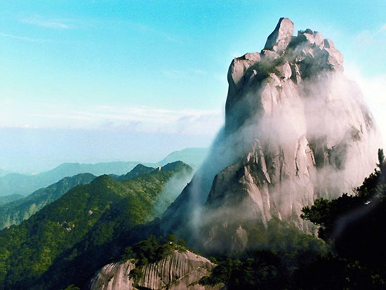 Mount Heng, one of the 'top 10 attractions in Hunan, China' by China.org.cn.