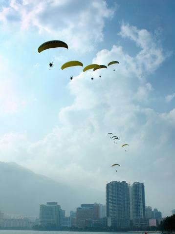 File photo: paragliding competition