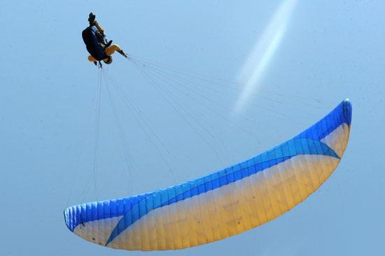 File photo: paragliding competition