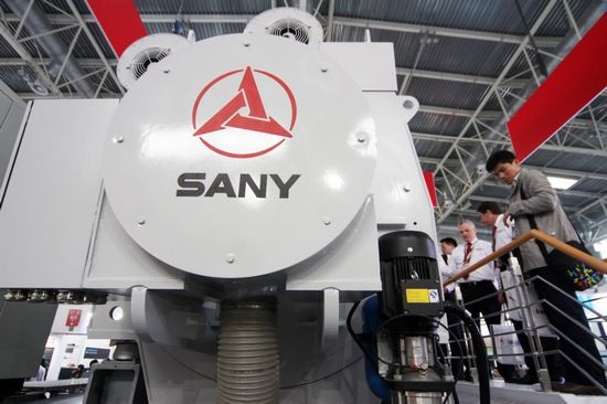 File photo: the Sany Group, one of China's biggest makers of heavy machinery.