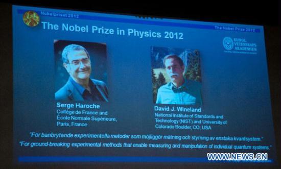 Nobel Prize In Physics 2012 Wikipedia