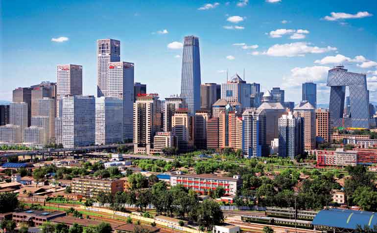 Beijing tops PwC's list of cities' economic clout.[File photo]