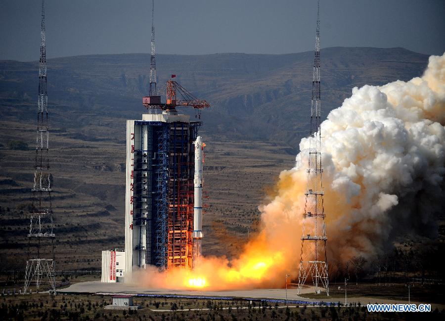 中国“一箭双星”成功发射“实践九号”A/B卫星 China Launches Long March 2C Carrier Rocket In ...