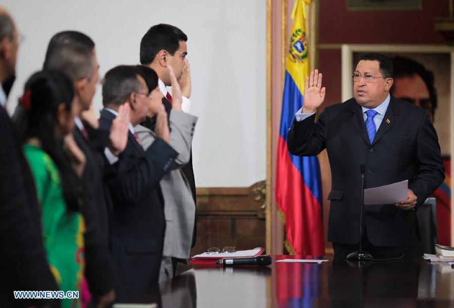 Venezuelan Vp And 6 Cabinet Ministers Sworn In At Miraflores