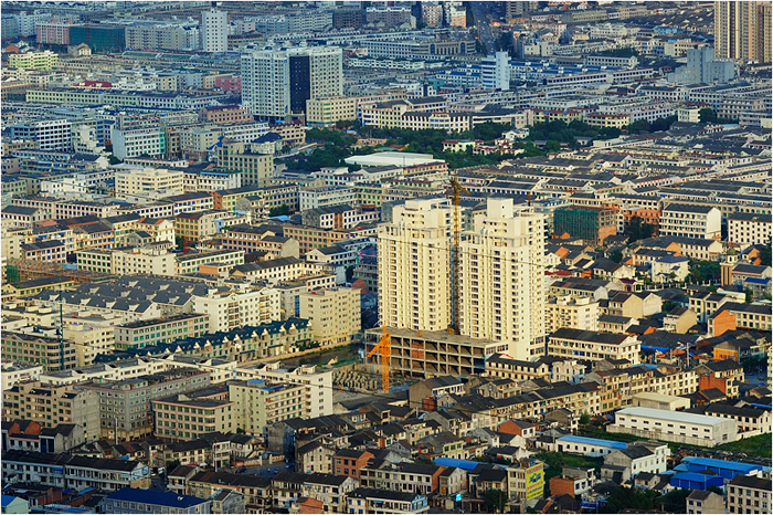 龙港镇城区俯瞰