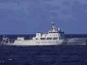 Chinese naval ships practising near Diaoyu Islands