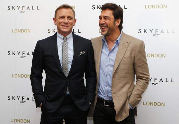 James Bond film Skyfall premieres in London China .cn