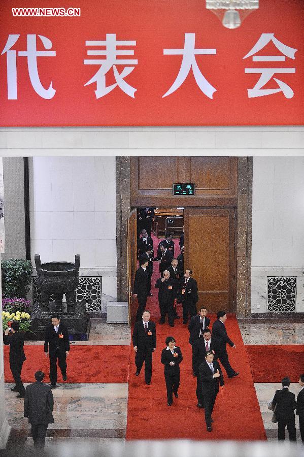 (CPC CONGRESS)CHINA-BEIJING-18TH CPC NATIONAL CONGRESS-CLOSING (CN) 