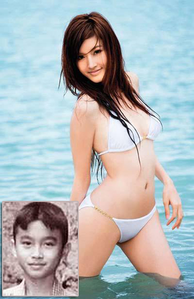 Nong Poy,one of the 'Top 10 transsexual entertainers in Asia'by China.org.cn.