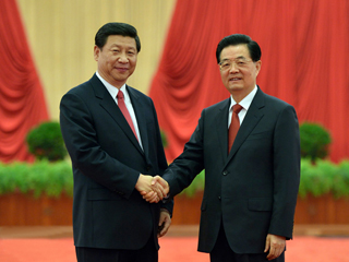 胡锦涛、习近平等会见十八大代表并发表重要讲话 Hu, Xi meet delegates to 18th CPC National Congress
