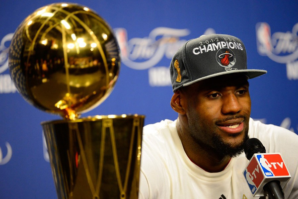 LeBron James,one of the 'Top 10 world's most valuable athlete brands in 2012'.