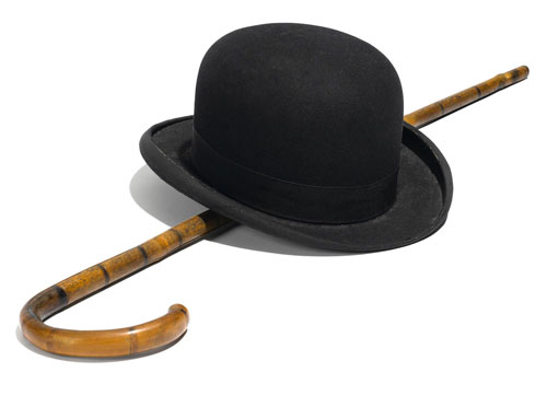 Charlie chaplin sales bowler hat