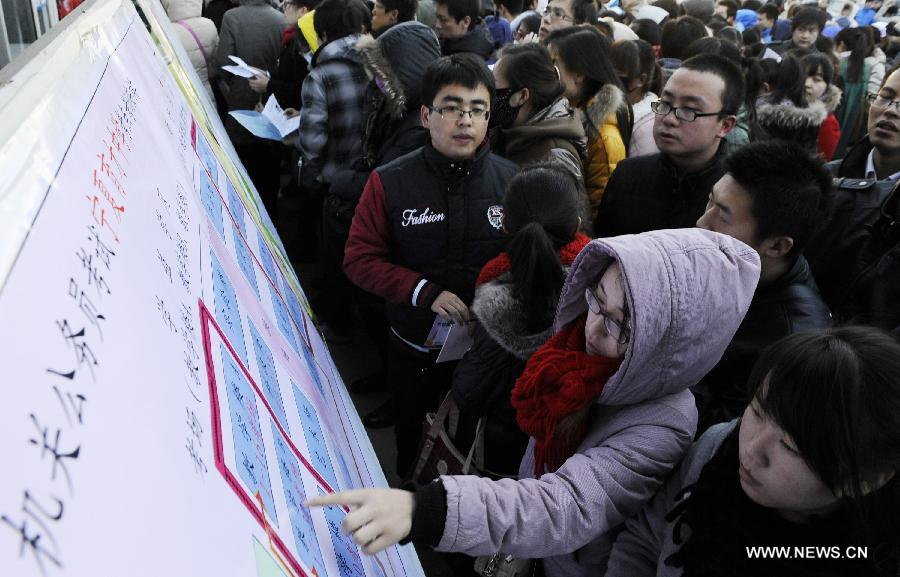 China holds 2013 civil service exams