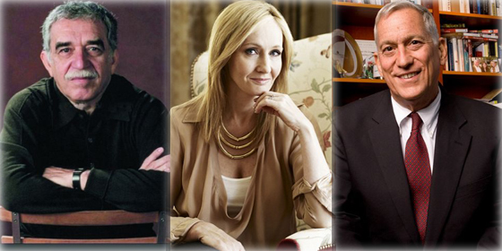 Top 10 most popular foreign writers in China 2012