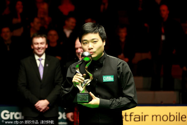 Ding Junhui takes Scottish crown