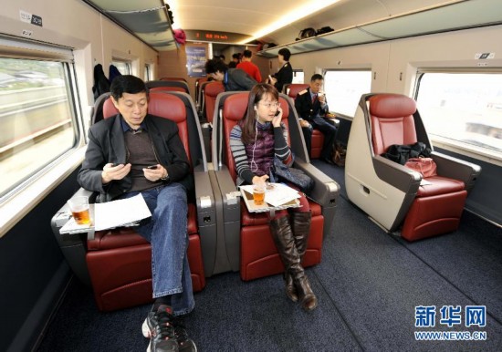 Beijing-Guangzhou high-speed railway opens on Dec. 26 and is expected to cut the travel time to about 8 hours from the current 20-odd hours by traditional lines. 