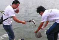 Volunteers safeguard 'lake city'
