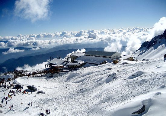 Yulong Skiing Resort, one of the 'Top 10 ski resorts in China' by China.org.cn