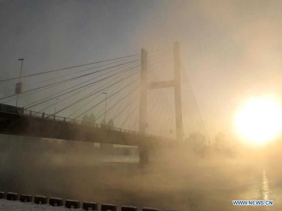 #CHINA-JILIN-SONGHUA RIVER-FOG-SCENERY (CN)