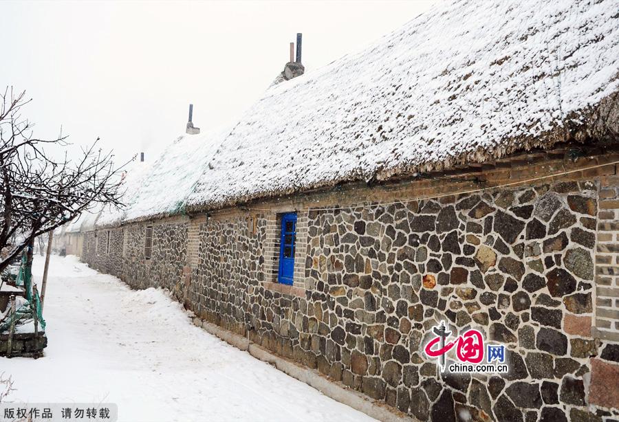 Photo taken on Jan. 4, 2012 shows the Yanduanjiao Village in Rongcheng Swan Lake in East China's Shandong province. Yandujiao Village is a paradise for the white swans that migrate here every December to April. [China.org.cn] 