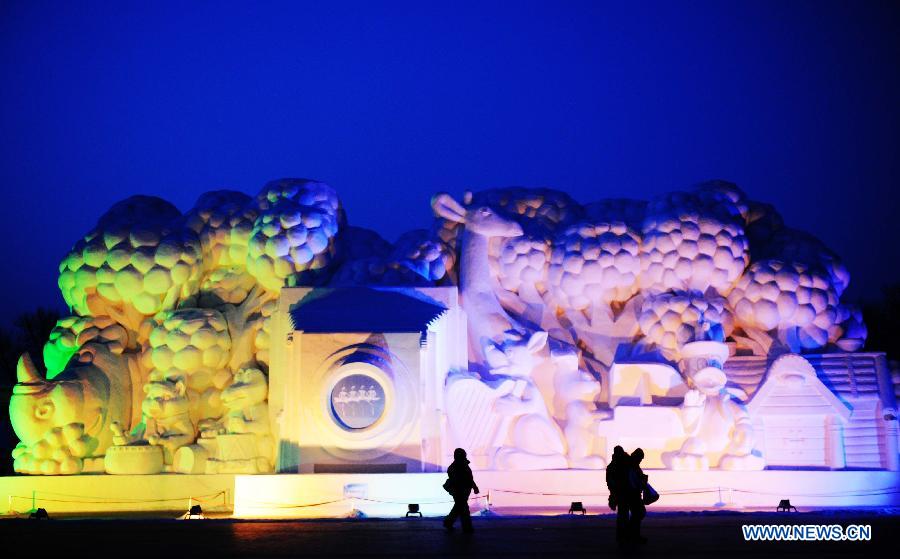 CHINA-HARBIN-SNOW SCULPTURE ART EXPO(CN)