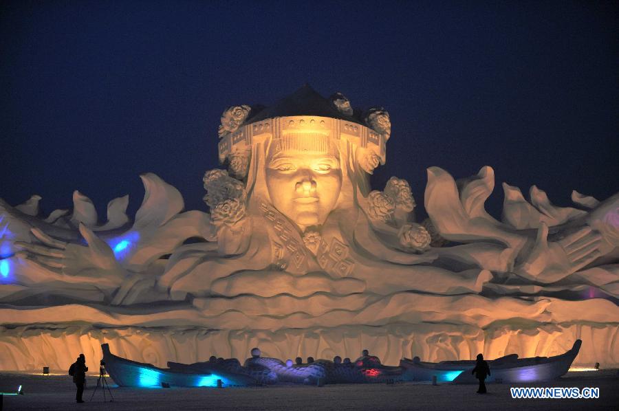 CHINA-HARBIN-SNOW SCULPTURE ART EXPO(CN)