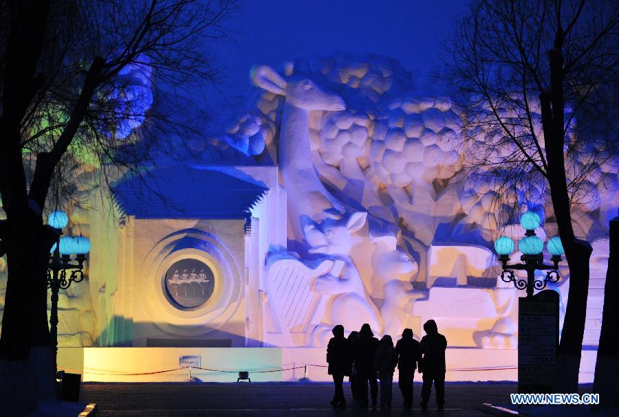 CHINA-HARBIN-SNOW SCULPTURE ART EXPO(CN)