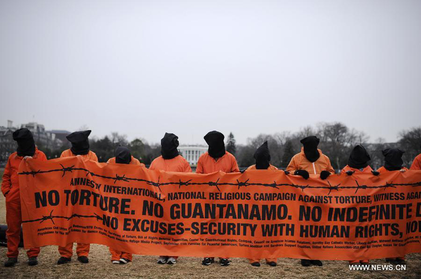 Protesters Call For Closing Guantanamo Outside White House Cn