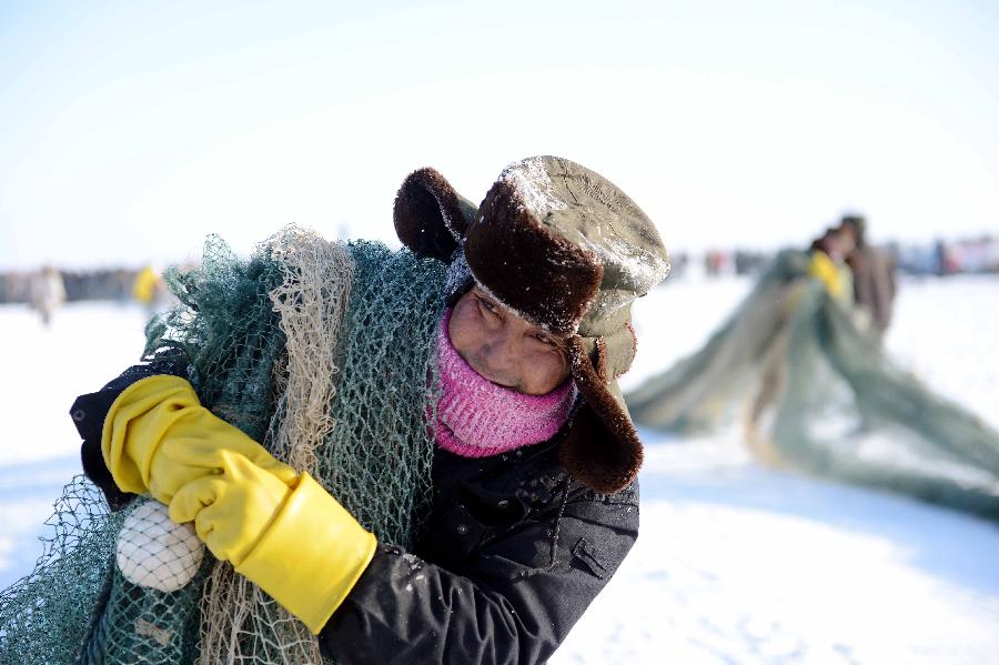 CHINA-XINJIANG-WINTER-FISHING (CN)