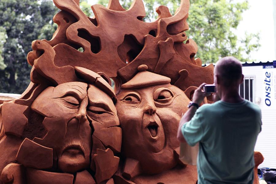 AUSTRALIA-WINDSOR-SAND SCULPTURE-CONTEST