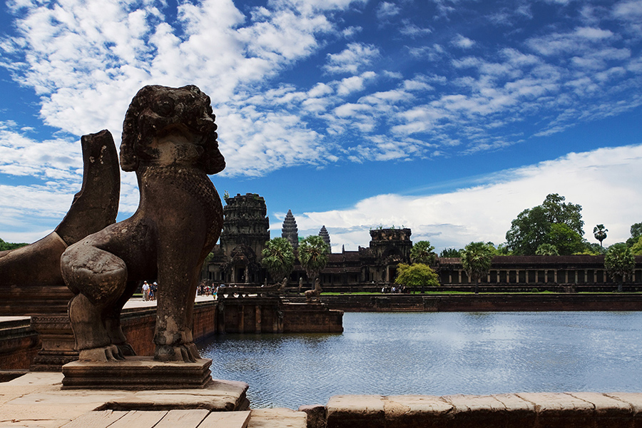 Angkor Wat, a Hindu temple complex, was built in the early 12th century. As the most famous and best-preserved temple at the site, it is the only one to have remained a significant religious center since its foundation - first Hindu, dedicated to the god Vishnu, then Buddhist.