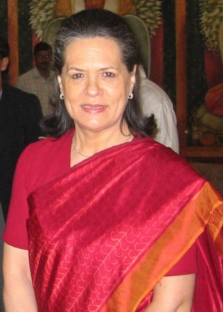 Sonia Gandhi, President of Indian National Congress, one of the 'top 11 best dressed female politicians in the world' by China.org.cn.