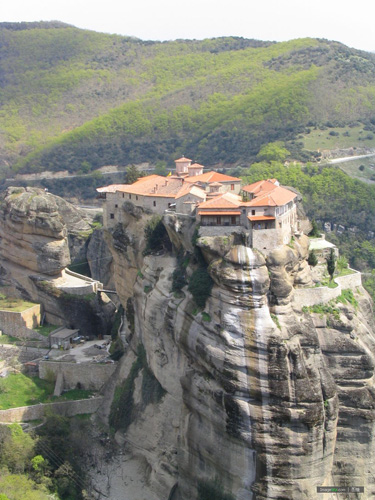 Meteora Monasteries, Greece, one of the 'top 10 most dangerous structures in the world' by China.org.cn.