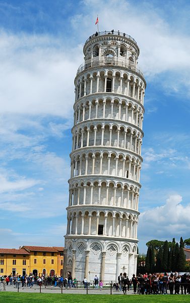 Leaning Tower of Pisa, Italy, one of the 'top 10 most dangerous structures in the world' by China.org.cn.