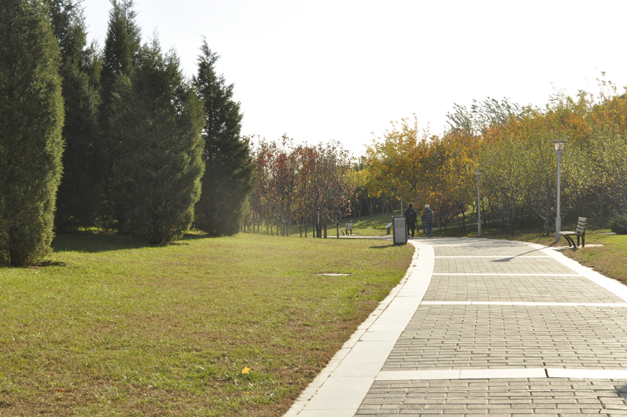 Photo shows the beautiful scenery in Beixiaohe Park, Chaoyang District, Beijing. [by Jiang Jiang/ China.org.cn]