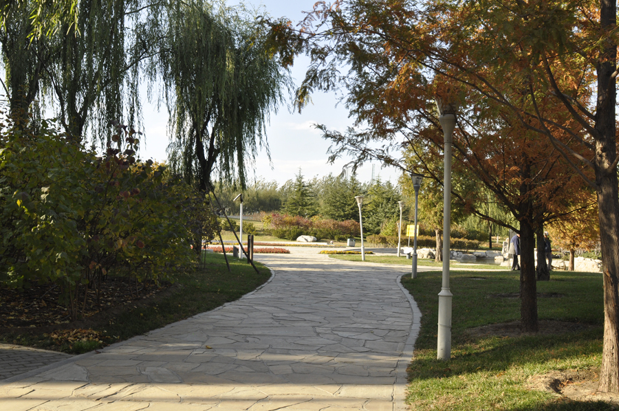 Photo shows the beautiful scenery in Beixiaohe Park, Chaoyang District, Beijing. [by Jiang Jiang/ China.org.cn]