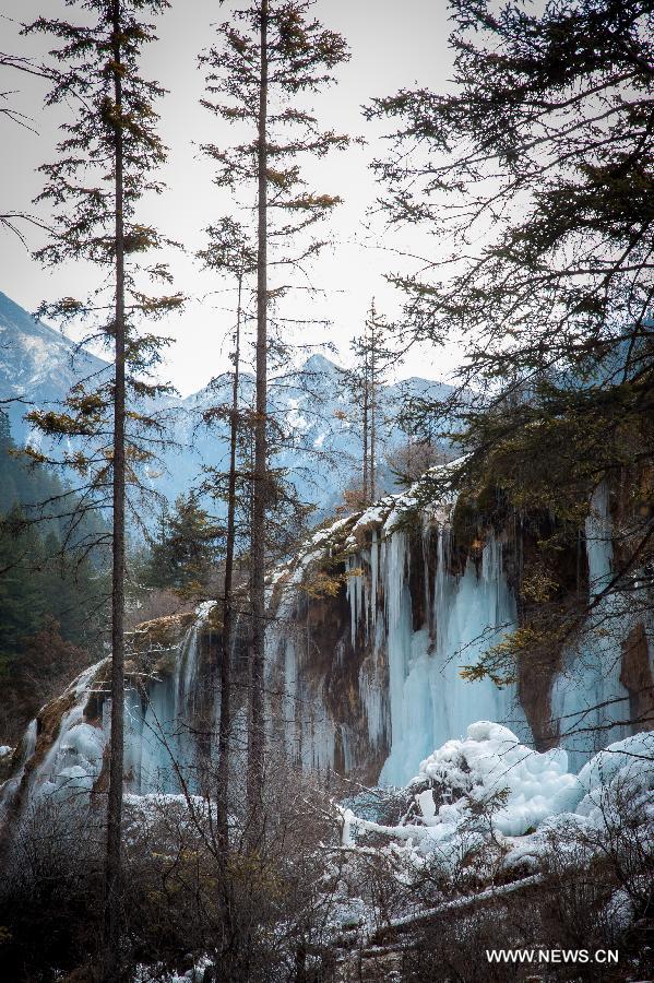 CHINA-SICHUAN-JIUZHAI VALLEY-ICEFALL (CN)