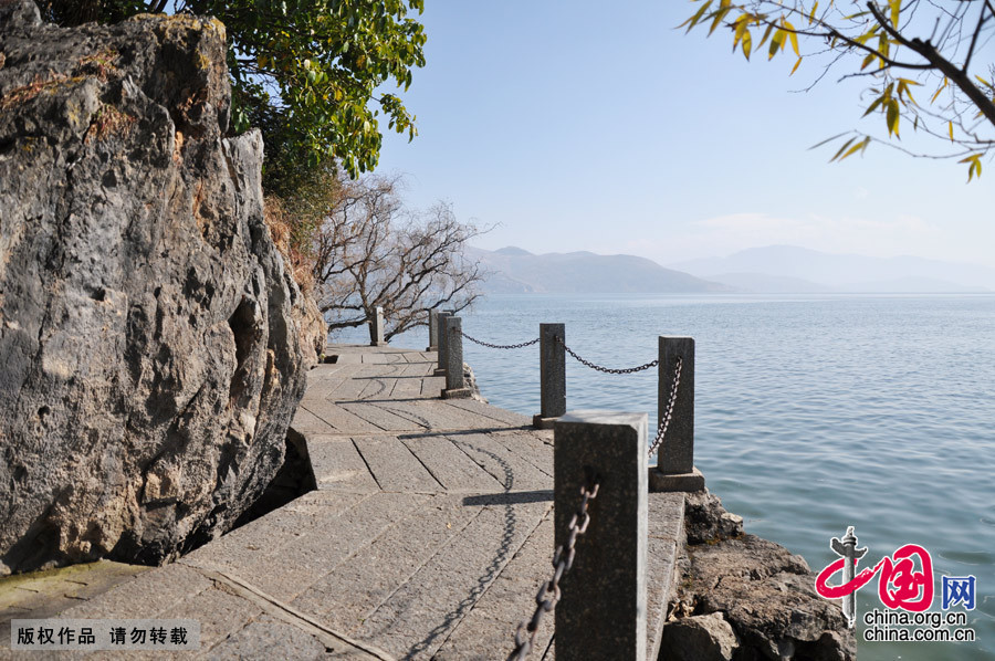 Nanzhao's Fengqing Island is one of three islands on Lake Erhai. It's located in Shuanglang of Eryuan County.